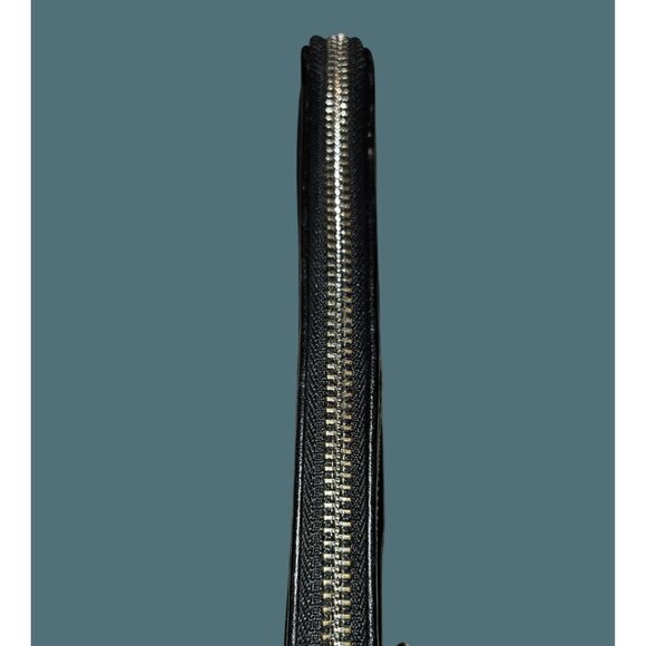 Coach Poppy Wristlet Signature Monogram Wallet Black - Picture 11 of 13